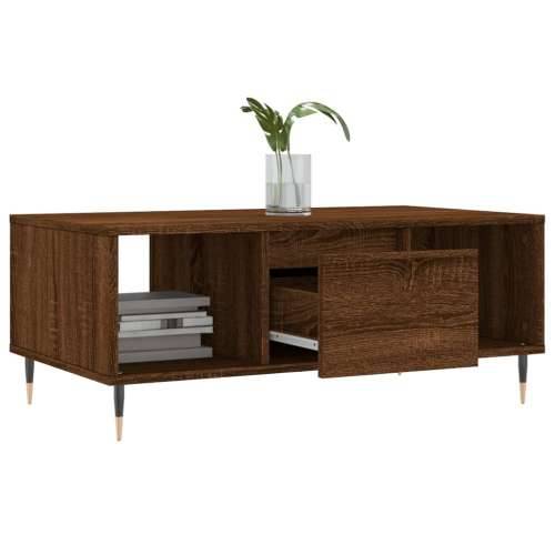 Stolić za kavu smeđa boja hrasta 90x50x36,5cm konstruirano drvo - Smeđi hrast 1 Cijena