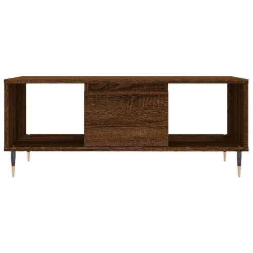 Stolić za kavu smeđa boja hrasta 90x50x36,5cm konstruirano drvo - Smeđi hrast 1 Cijena