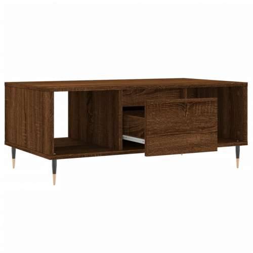 Stolić za kavu smeđa boja hrasta 90x50x36,5cm konstruirano drvo - Smeđi hrast 1 Cijena