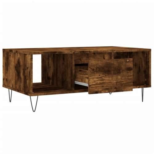 Stolić za kavu boja hrasta 90x50x36,5 cm konstruirano drvo - Dimljeni hrast 1 Cijena