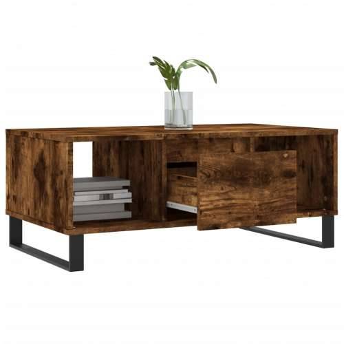 Stolić za kavu boja hrasta 90x50x36,5 cm konstruirano drvo - Dimljeni hrast 1 Cijena