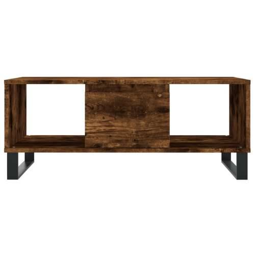 Stolić za kavu boja hrasta 90x50x36,5 cm konstruirano drvo - Dimljeni hrast 1 Cijena