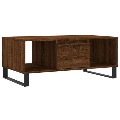 Stolić za kavu smeđa boja hrasta 90x50x36,5cm konstruirano drvo - Smeđi hrast 1 Cijena