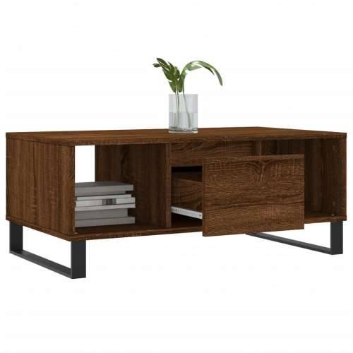 Stolić za kavu smeđa boja hrasta 90x50x36,5cm konstruirano drvo - Smeđi hrast 1 Cijena