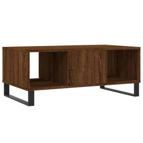 Stolić za kavu smeđa boja hrasta 90x50x36,5cm konstruirano drvo - Smeđi hrast 1 Cijena