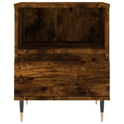 Noćni ormarići 2 kom boja hrasta 40x35x50 cm konstruirano drvo Dimljeni hrast 2 Cijena