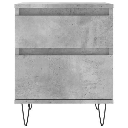 Noćni ormarić siva boja betona 40x35x50 cm konstruirano drvo - Beton siva 1 Cijena