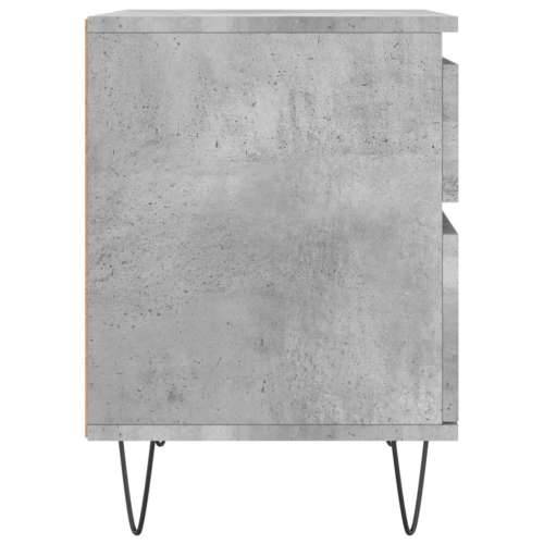 Noćni ormarić siva boja betona 40x35x50 cm konstruirano drvo - Beton siva 1 Cijena
