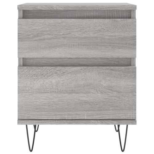 Noćni ormarići 2 kom boja hrasta 40x35x50 cm konstruirano drvo - Sivi hrast sonoma 2 Cijena