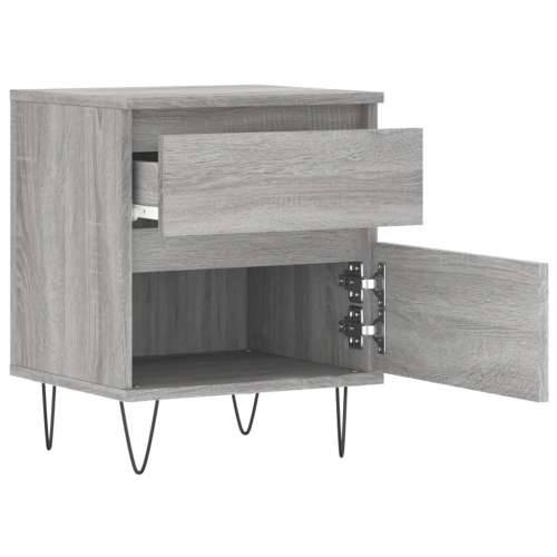 Noćni ormarići 2 kom boja hrasta 40x35x50 cm konstruirano drvo - Sivi hrast sonoma 2 Cijena