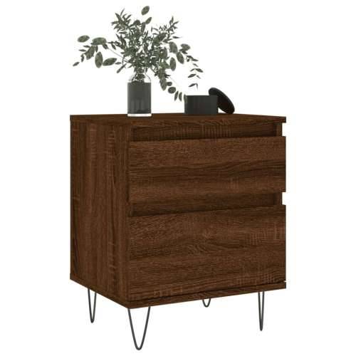 Noćni ormarići 2 kom boja hrasta 40x35x50 cm konstruirano drvo Smeđi hrast 2 Cijena
