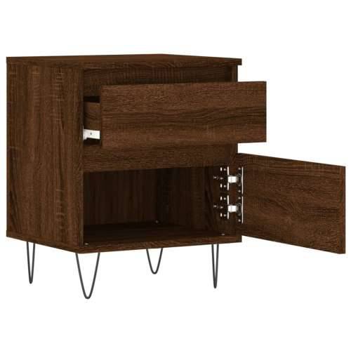 Noćni ormarići 2 kom boja hrasta 40x35x50 cm konstruirano drvo Smeđi hrast 2 Cijena