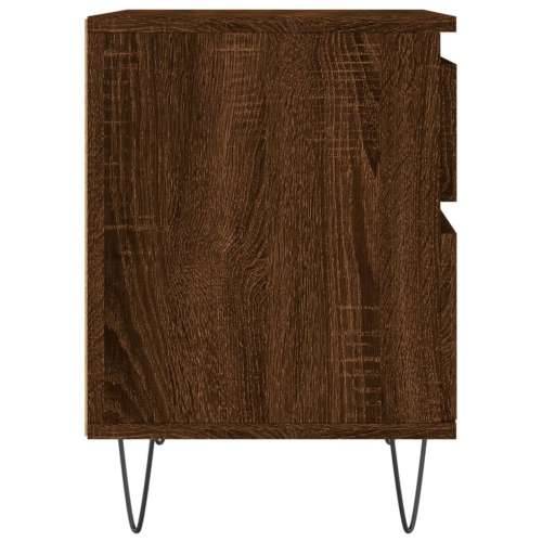 Noćni ormarići 2 kom boja hrasta 40x35x50 cm konstruirano drvo Smeđi hrast 2 Cijena
