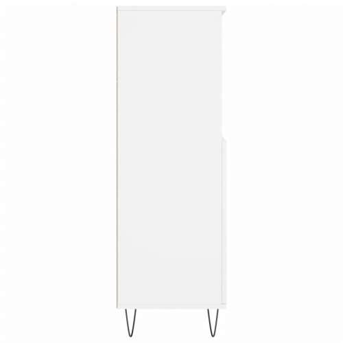 Visoka komoda bijela 60x36x110 cm od konstruiranog drva - Bijela 1 Cijena