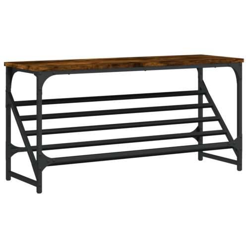 Stalak za cipele boja hrasta 90 x 30 x 45 cm konstruirano drvo - Dimljeni hrast 1 45 cm 90 cm Cijena