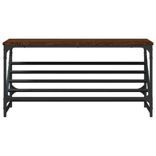 Stalak za cipele boja hrasta 90 x 30 x 45 cm konstruirano drvo - Smeđi hrast 1 45 cm 90 cm Cijena