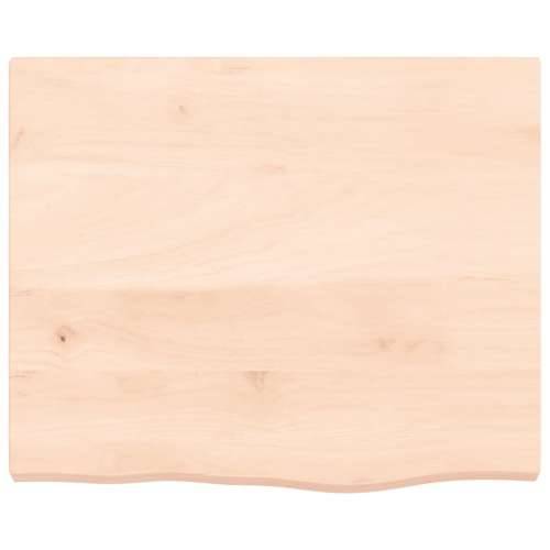 Stolna ploča 60x50x(2-4) cm od netretirane masivne hrastovine - Prirodna 60 x 50 x 4 cm 1 Cijena
