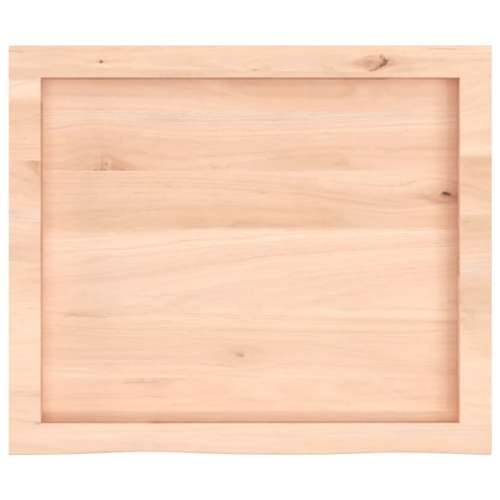 Stolna ploča 60x50x(2-4) cm od netretirane masivne hrastovine - Prirodna 60 x 50 x 4 cm 1 Cijena
