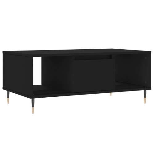 Stolić za kavu crni 90 x 50 x 36,5 cm od konstruiranog drva - Crna 1 Cijena