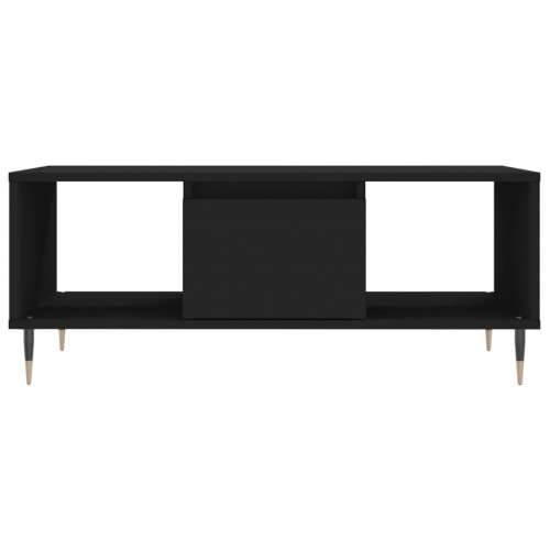 Stolić za kavu crni 90 x 50 x 36,5 cm od konstruiranog drva - Crna 1 Cijena