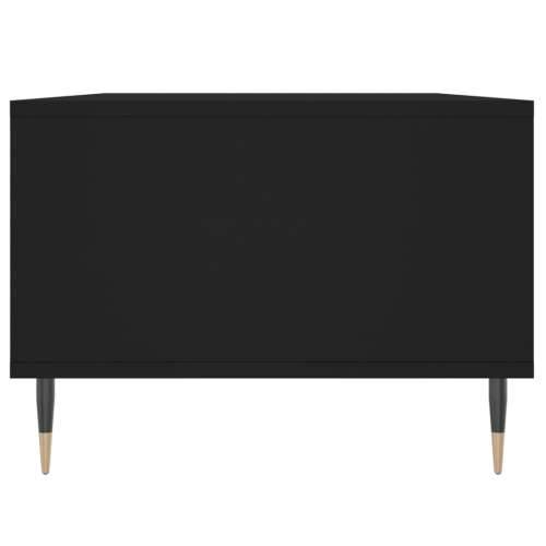 Stolić za kavu crni 90 x 50 x 36,5 cm od konstruiranog drva - Crna 1 Cijena