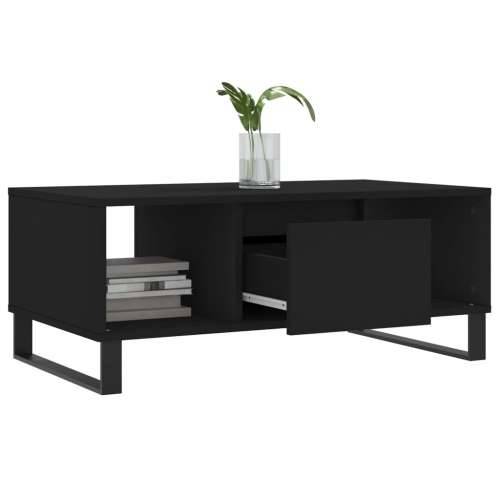 Stolić za kavu crni 90 x 50 x 36,5 cm od konstruiranog drva - Crna 1 Cijena