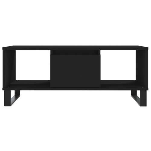 Stolić za kavu crni 90 x 50 x 36,5 cm od konstruiranog drva - Crna 1 Cijena