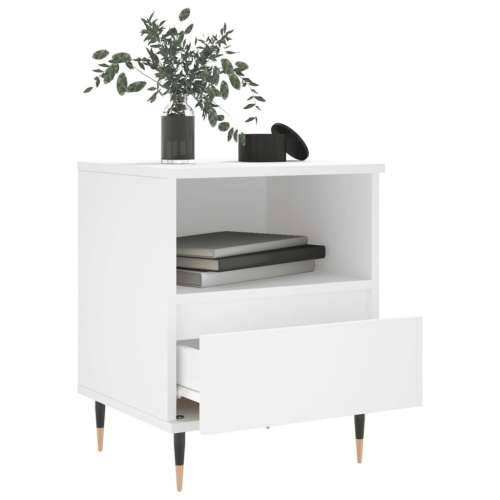 Noćni ormarići 2 kom bijeli 40 x 35 x 50 cm konstruirano drvo - Bijela 2 Cijena