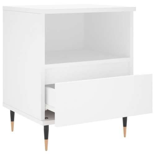 Noćni ormarići 2 kom bijeli 40 x 35 x 50 cm konstruirano drvo - Bijela 2 Cijena