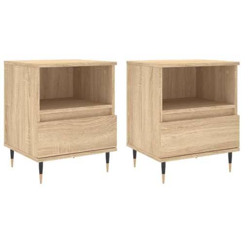 Noćni ormarići 2 kom boja hrasta 40x35x50 cm konstruirano drvo - sonoma hrast 2 Cijena
