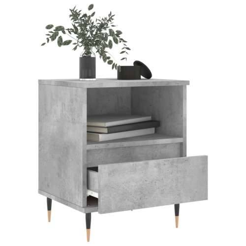 Noćni ormarići 2 kom boja betona 40x35x50 cm konstruirano drvo - Beton siva 2 Cijena
