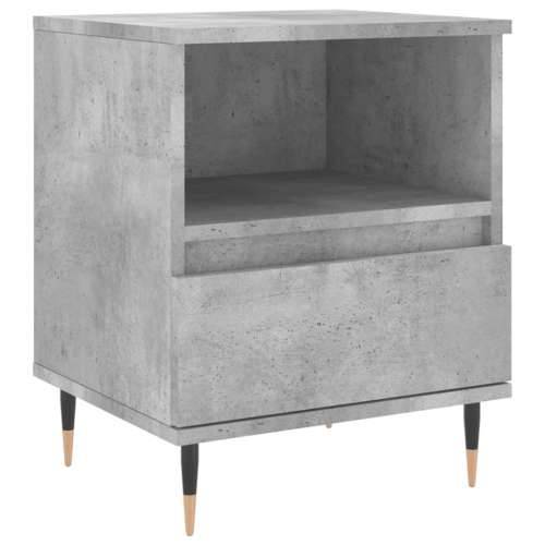 Noćni ormarići 2 kom boja betona 40x35x50 cm konstruirano drvo - Beton siva 2 Cijena