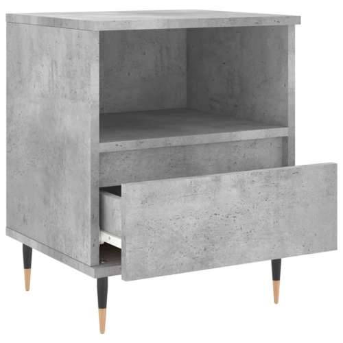 Noćni ormarići 2 kom boja betona 40x35x50 cm konstruirano drvo - Beton siva 2 Cijena