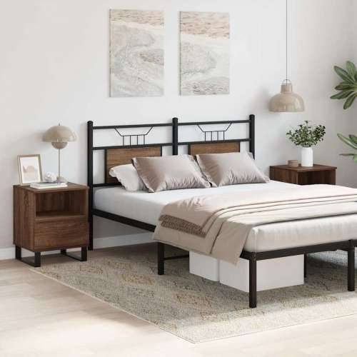 Noćni ormarići 2 kom boja hrasta 40x35x50 cm konstruirano drvo - Smeđi hrast 2 Cijena