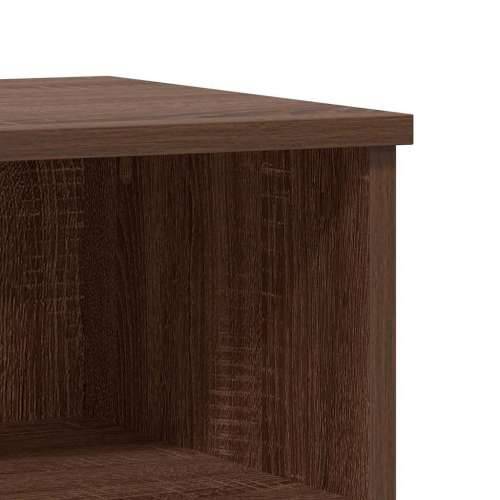 Noćni ormarići 2 kom boja hrasta 40x35x50 cm konstruirano drvo - Smeđi hrast 2 Cijena