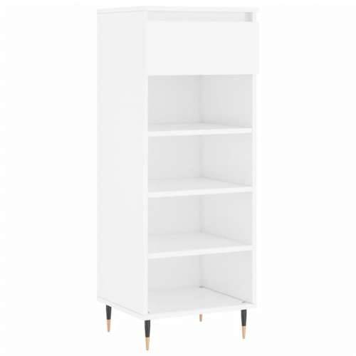 Ormarić za cipele sjajni bijeli 40x36x105 cm konstruirano drvo - Visoko sjajno bijela 1 Cijena