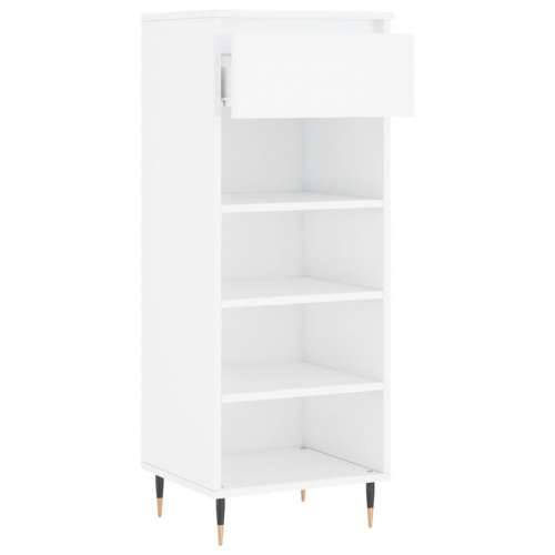 Ormarić za cipele sjajni bijeli 40x36x105 cm konstruirano drvo - Visoko sjajno bijela 1 Cijena
