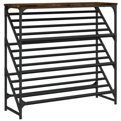Stalak za cipele boja hrasta 90x30x85 cm konstruirano drvo - Dimljeni hrast 1 85 cm 90 cm Cijena