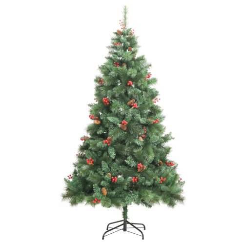 Umjetno božićno drvce sa šarkama, šiškama i bobicama 240 cm - 240 cm 1 Osnovni Cijena