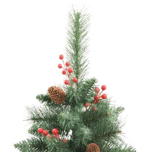 Umjetno božićno drvce sa šarkama, šiškama i bobicama 240 cm - 240 cm 1 Osnovni Cijena
