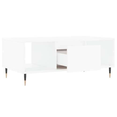 Stolić za kavu bijeli 90 x 50 x 36,5 cm od konstruiranog drva - Bijela 1 Cijena