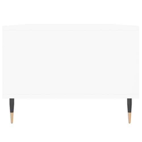 Stolić za kavu bijeli 90 x 50 x 36,5 cm od konstruiranog drva - Bijela 1 Cijena