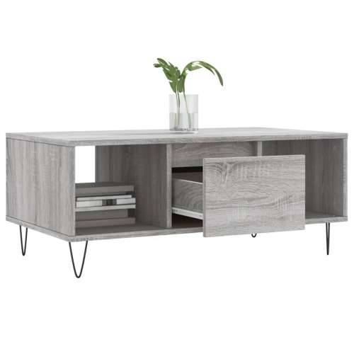 Stolić za kavu boja sivog hrasta 90x50x36,5cm konstruirano drvo - Sivi hrast sonoma 1 Cijena