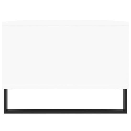 Stolić za kavu bijeli 90 x 50 x 36,5 cm od konstruiranog drva - Bijela 1 Cijena