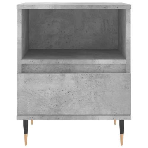 Noćni ormarić siva boja betona 40x35x50 cm konstruirano drvo - Beton siva 1 Cijena