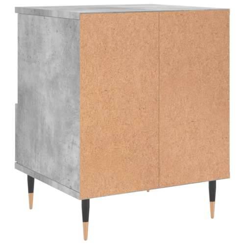 Noćni ormarić siva boja betona 40x35x50 cm konstruirano drvo - Beton siva 1 Cijena