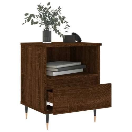 Noćni ormarići 2 kom boja hrasta 40x35x50 cm konstruirano drvo - Smeđi hrast 2 Cijena