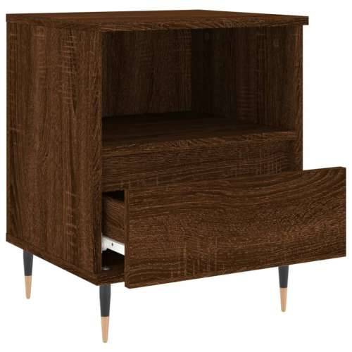 Noćni ormarići 2 kom boja hrasta 40x35x50 cm konstruirano drvo - Smeđi hrast 2 Cijena
