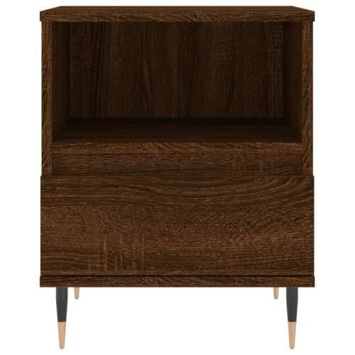 Noćni ormarići 2 kom boja hrasta 40x35x50 cm konstruirano drvo - Smeđi hrast 2 Cijena
