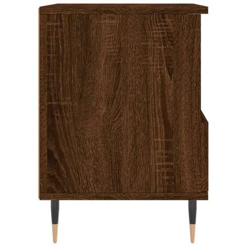 Noćni ormarići 2 kom boja hrasta 40x35x50 cm konstruirano drvo - Smeđi hrast 2 Cijena